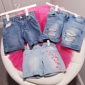KIDS GUESS DENIM SHORTS BUNDLE